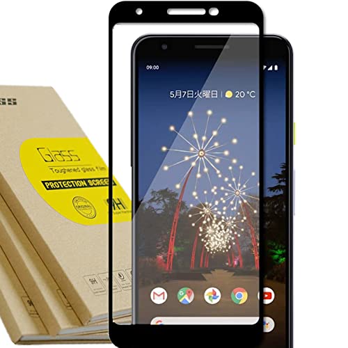 Pixel 3a XL 保護ガラス付　美品 明誠 グーグル ピクセル Google Pixel 3XL 4D全面吸着 全面保護